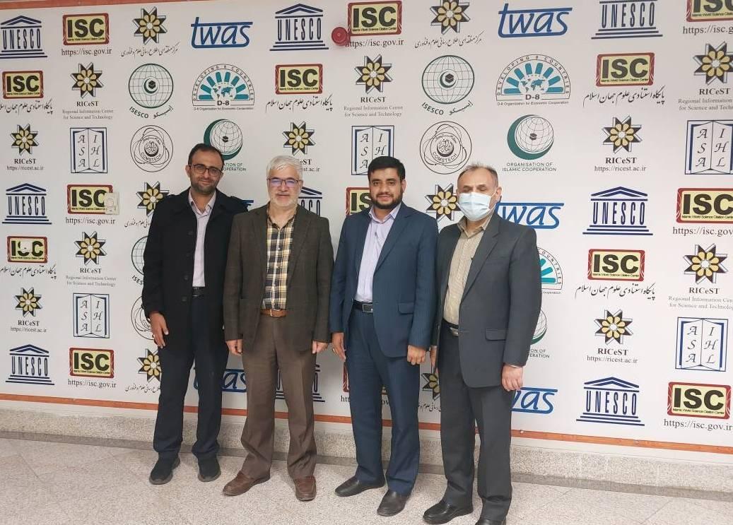دیدار مسئولان دانشگاه از پایگاه استنادی علوم جهان اسلام (ISC)